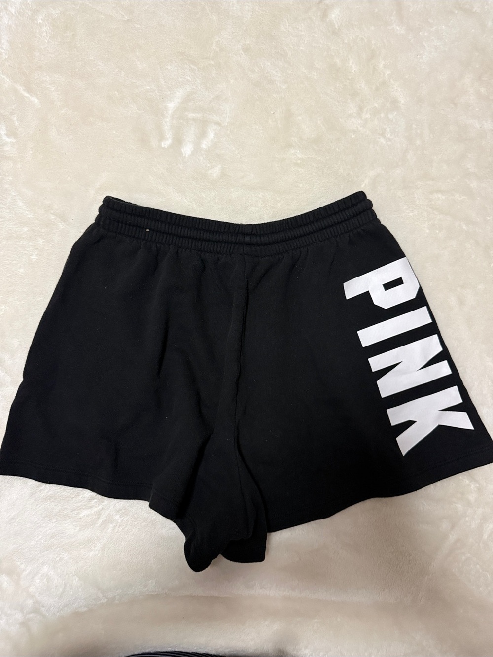 PINK Victoria's Secret Black Athletic Lounge Shorts - Picture 3 of 4